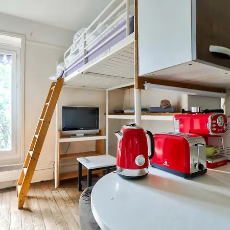 Lejlighed Studio Avec Espace De Travail A 2 Min Du Metro Paris